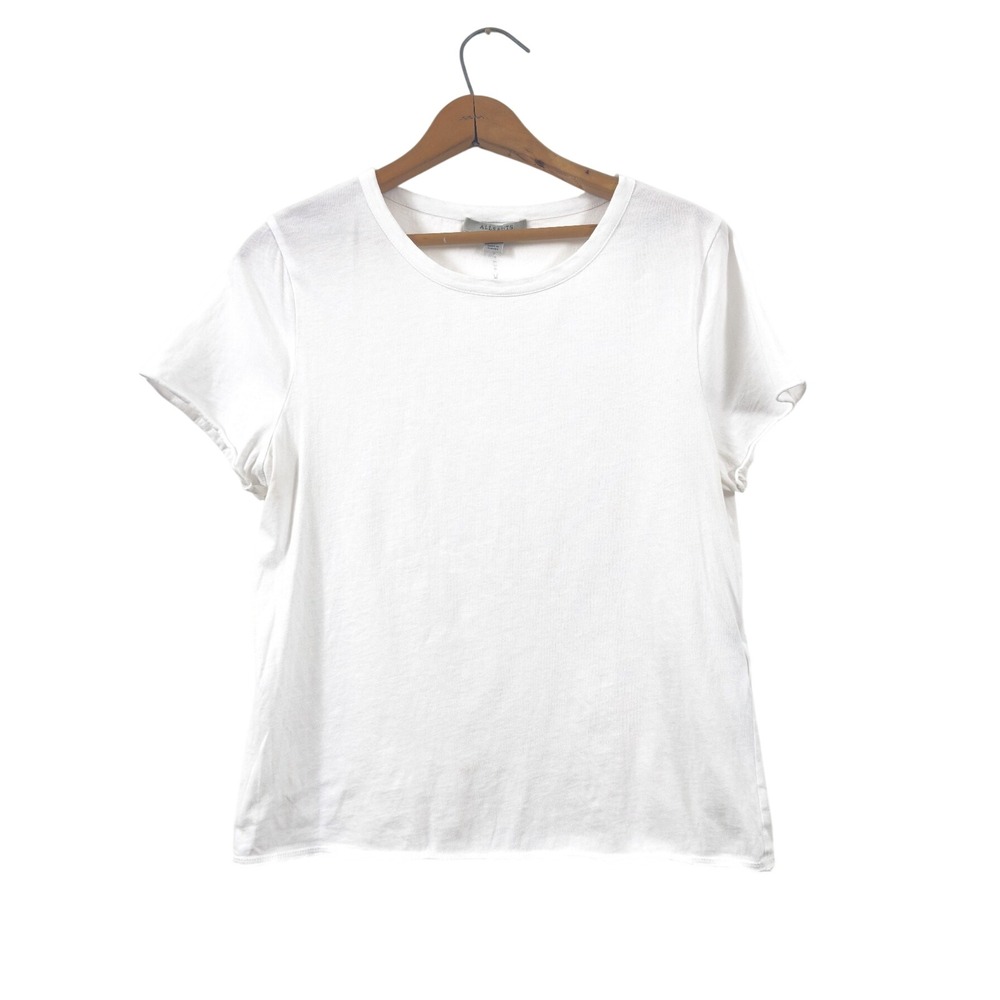AllSaints Bela Tee White Organic Cotton Large